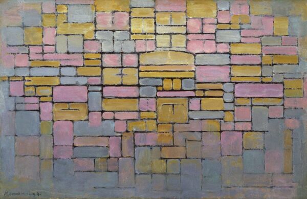 Tableau n° 2 ou composition V – Mondrian Piet Mondrian 105x70