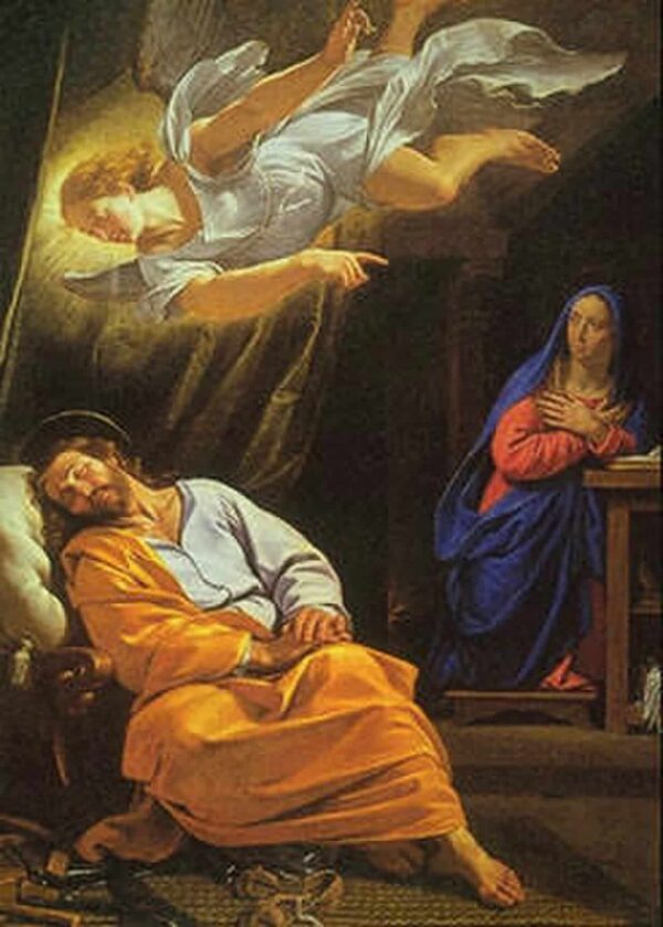 Le rêve de Saint Joseph – Philippe de Champaigne Philippe de Champaigne 70x105