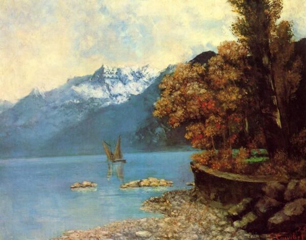 Lac Leman – Gustave Courbet Gustave Courbet 85x75