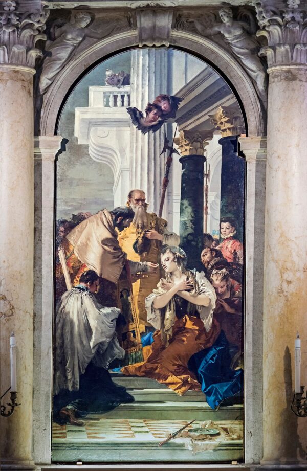 La Dernière communion de sainte Lucie – Giambattista Tiepolo Giambattista Tiepolo 70x105