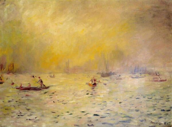 Vue de Venise, brouillard – Pierre-Auguste Renoir Pierre-Auguste Renoir 105x70