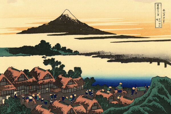 L’aurore à Isawa dans la province de Kai – Katsushika Hokusai Katsushika Hokusai 105x70