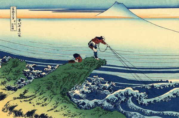 Le pêcheur de Kajikazawa – Katsushika Hokusai Katsushika Hokusai 105x70