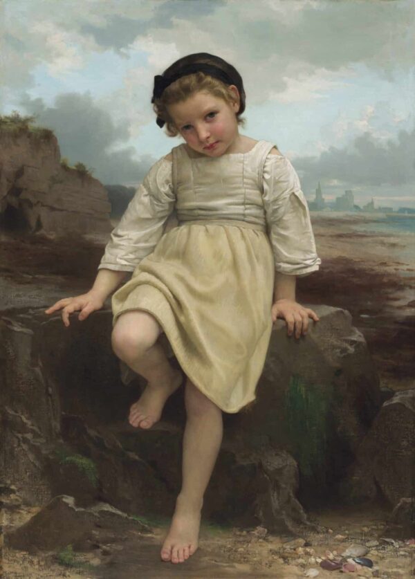 Sur le rocher – William Bouguereau William Bouguereau 70x105