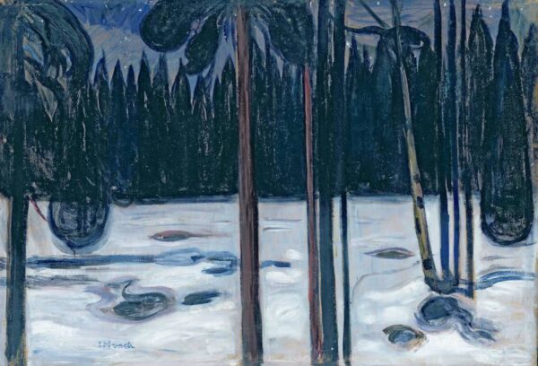 Paysage d’hiver, 1910 – Edvard Munch Edvard Munch 105x70