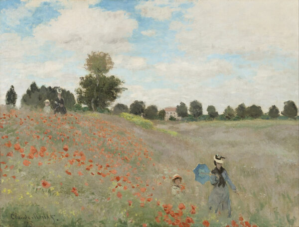 Les Coquelicots – Claude Monet : Une Reproduction d’Art Exceptionnelle Claude Monet 85x75