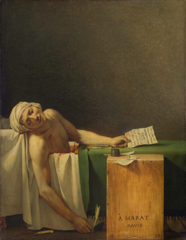 La mort de Marat – Jacques-Louis David Jacques-Louis David 70x85