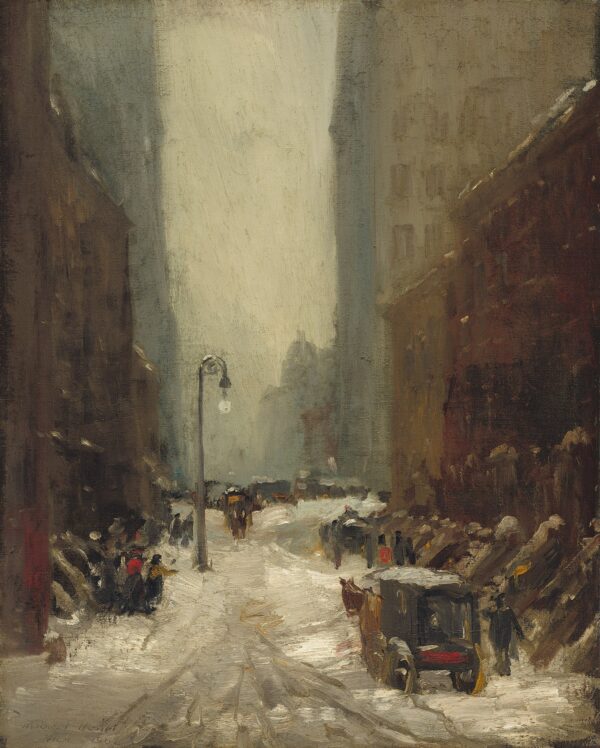 La neige à New York – Robert Henri Robert Henri