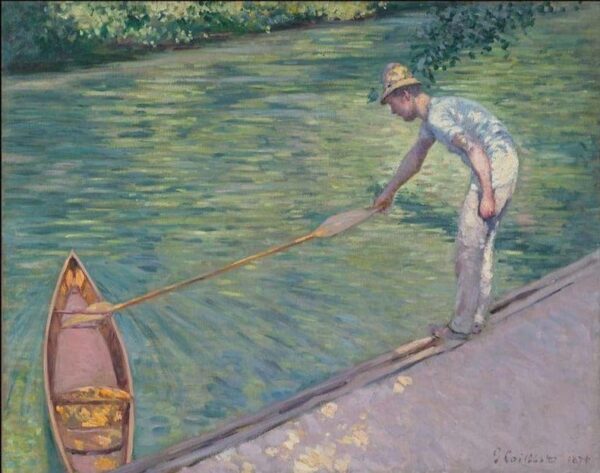 Canotier ramenant sa périssoire – Caillebotte Gustave Caillebotte 85x75