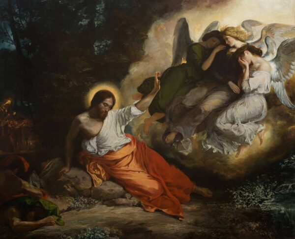 Le Christ au Jardin des Oliviers – Eugène Delacroix Eugène Delacroix 85x75