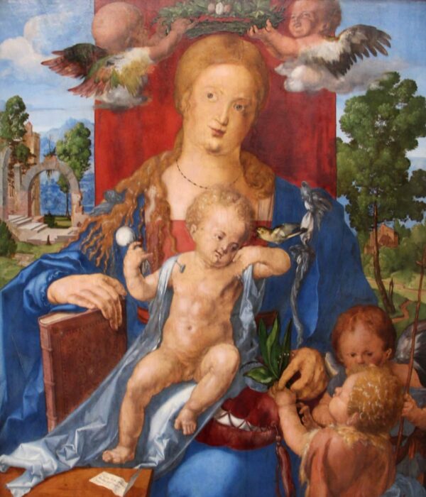 Vierge à l’Enfant au tarin – Albrecht Dürer Albrecht Dürer 70x85