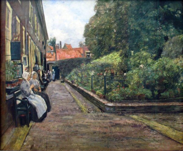 Stevenstift în Leiden – Max Liebermann Max Liebermann 85x75