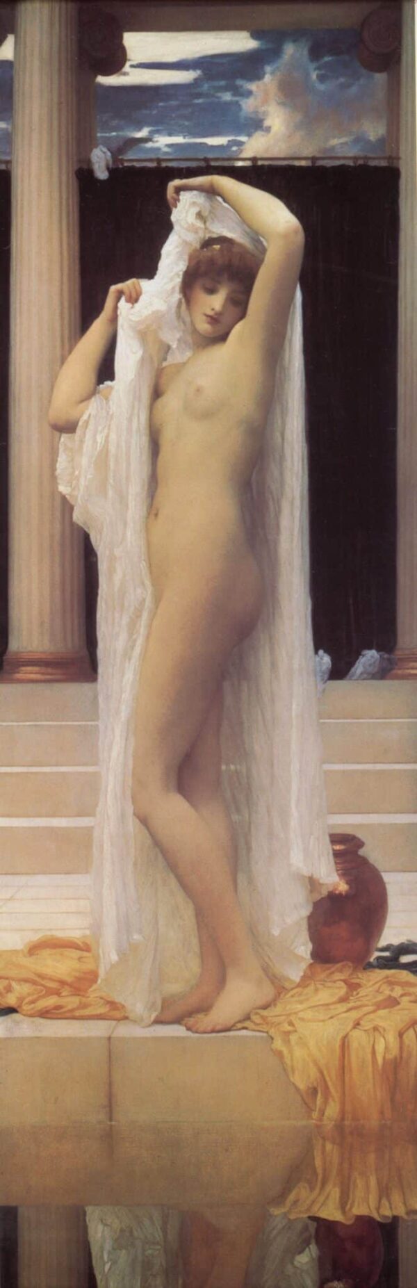 Le bain de Psyché – Frederic Leighton Frederic Leighton 60x180