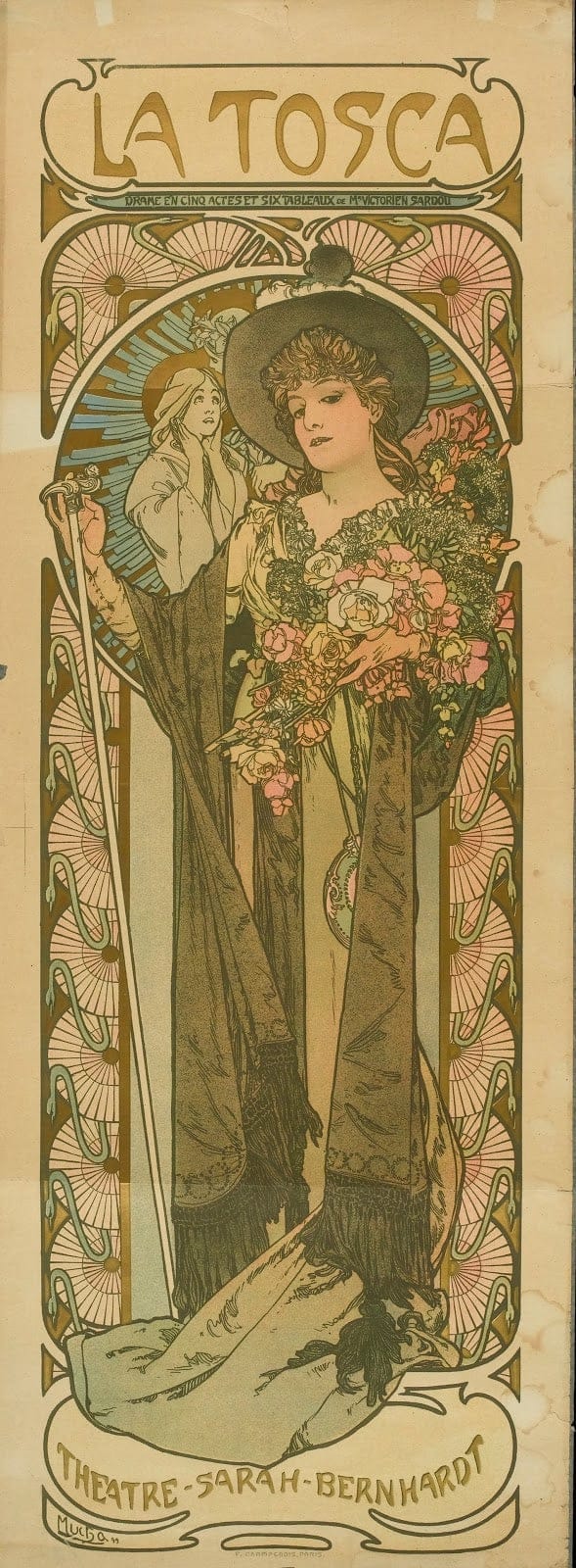 Le brut – Mucha Alphonse Mucha 70x160