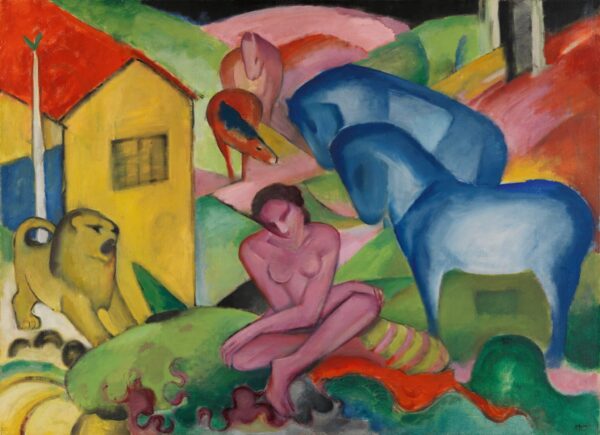 Le rêve – Franz Marc Franz Marc 105x70