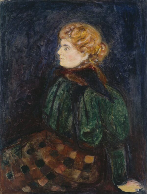 Portrait de Mme Maximilian Harden – Edvard Munch Edvard Munch 70x85