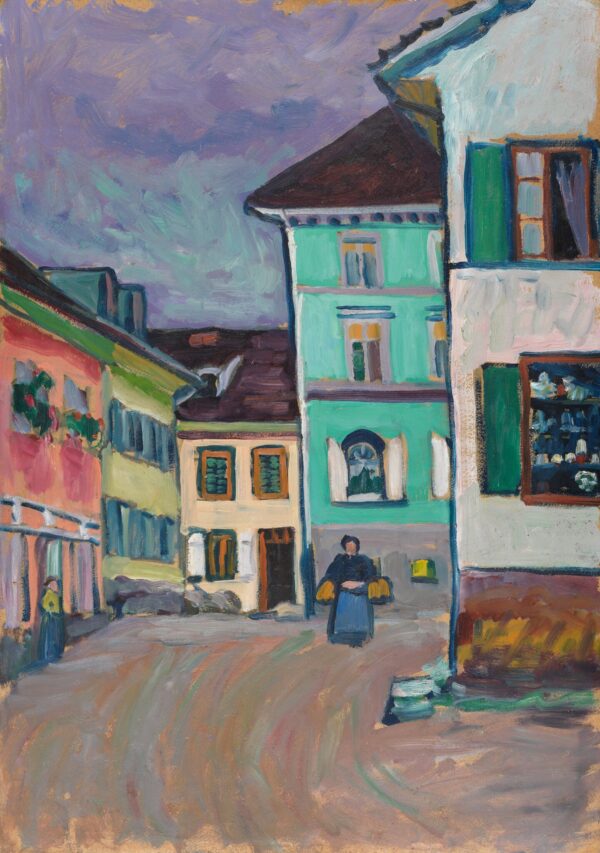 Murnau en haut de la Johannisstrasse – Vassily Kandinsky Vassily Kandinsky 70x105