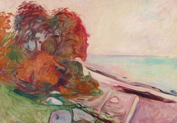 Plage avec groupe d’arbres – Edvard Munch Edvard Munch 105x70