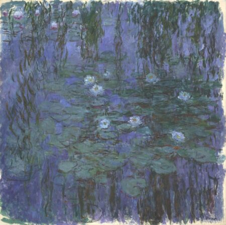 Les Nymphéas bleus – Claude Monet Claude Monet