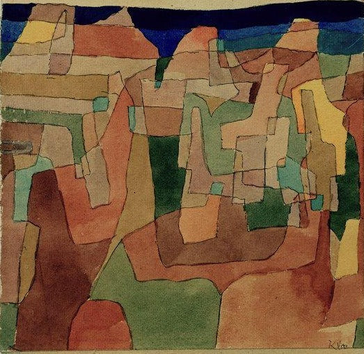 Rocher au bord de la mer, 1924 – Paul Klee Paul Klee 70x70