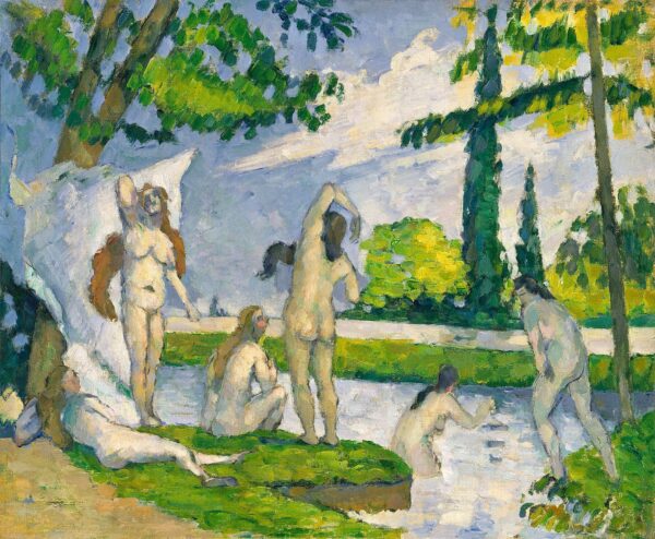 Baigneuses (1874-1875) – Paul Cézanne Paul Cézanne 85x75