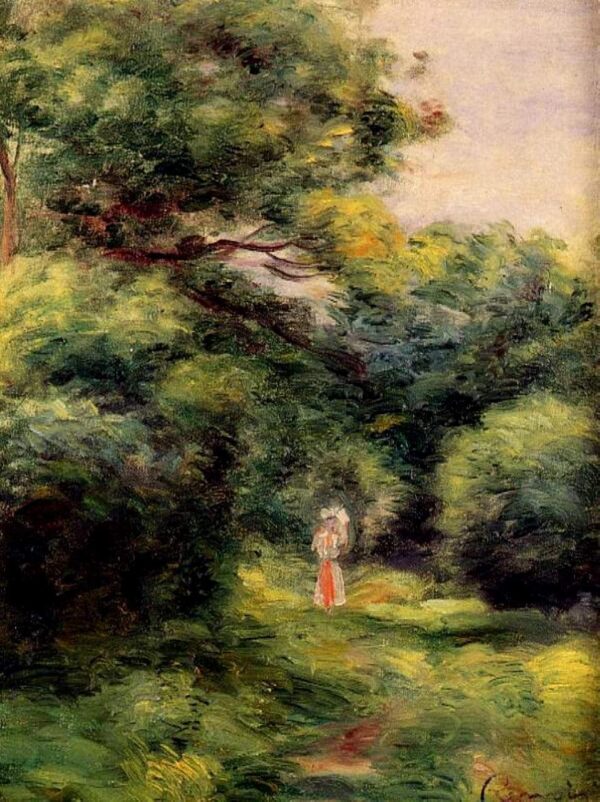 Allée dans les bois, Femme avec un enfant dans les bras – Pierre-Auguste Renoir Pierre-Auguste Renoir 70x85