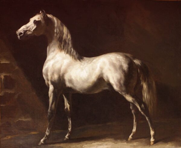 Cheval gris – Théodore Géricault Théodore Géricault 85x75