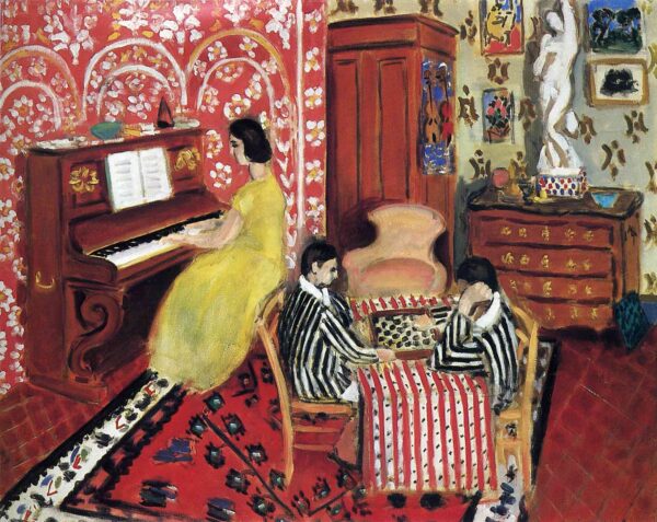 Pianiste et joueurs de dames – Matisse Henri Matisse 85x75