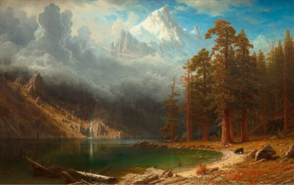 Le Mont Corcoran – Albert Bierstadt Albert Bierstadt 105x70