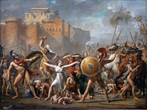 L’intervention des Sabines – Jacques-Louis David Jacques-Louis David 105x70