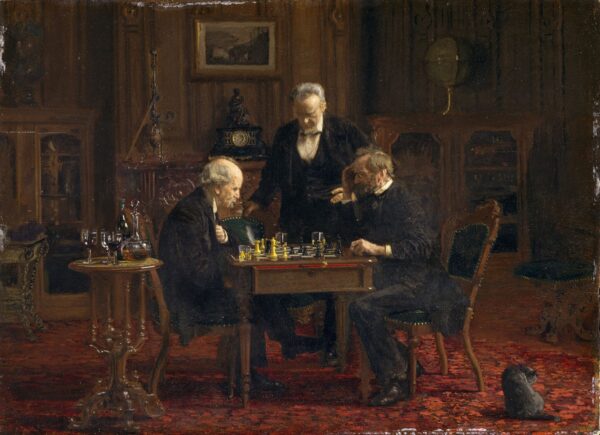 Les joueurs d’échecs – Thomas Eakins Thomas Eakins 105x70