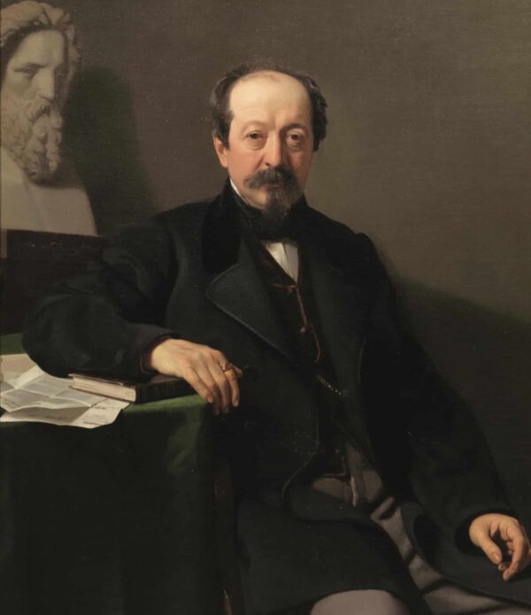 Portrait du Dr Federigo Ermanno Filippi – Antonio Ciseri Antonio Ciseri 70x85