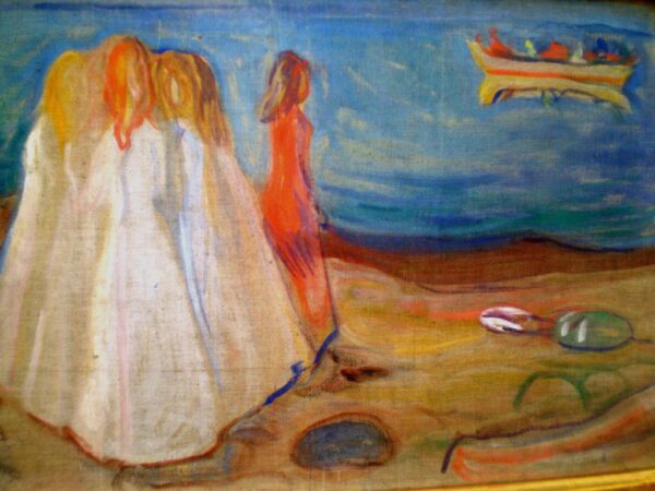 Filles au bord de la mer – Edvard Munch Edvard Munch 85x75