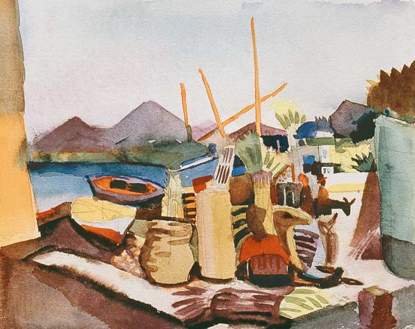 Paysage à Hammamet – August Macke August Macke 85x75