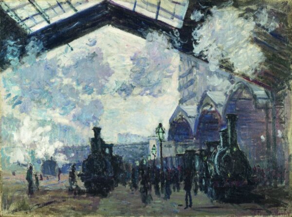 La Gare Saint-Lazare de Claude Monet Claude Monet 105x70