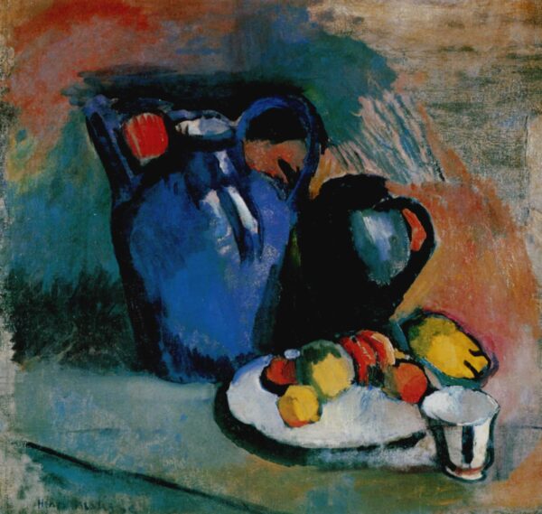 Nature morte avec une cruche bleue – Matisse Henri Matisse 70x70