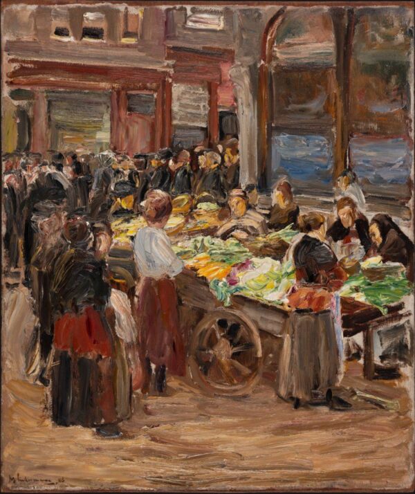 Rue juive à amsterdam – Max Liebermann Max Liebermann 70x85