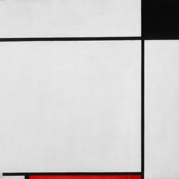 Composition avec du noir, du rouge et du gris – Mondrian Piet Mondrian 70x70