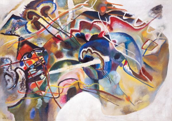 Peinture avec une bordure blanche – Vassily Kandinsky Vassily Kandinsky 105x70