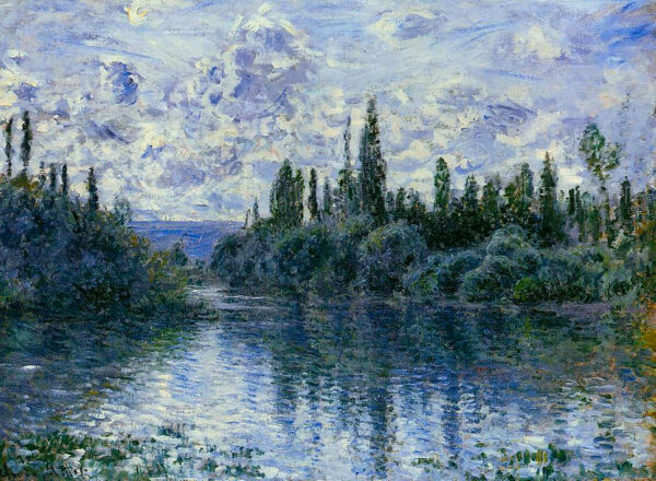 Bras de la Seine près de Vetheuil 1878 – Claude Monet Claude Monet 105x70