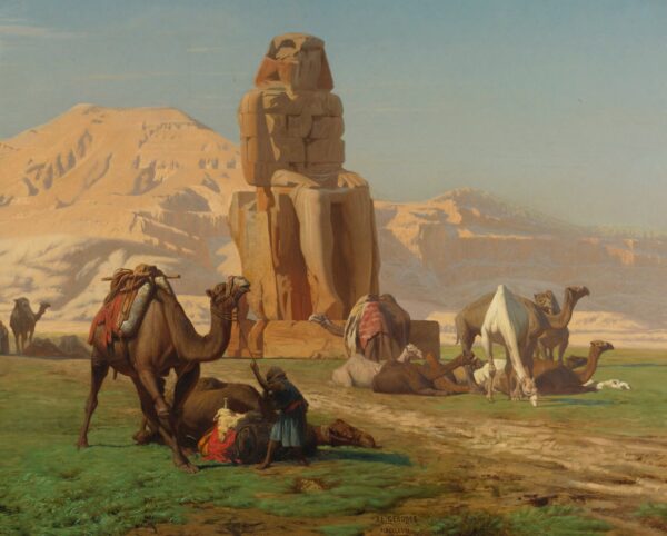 Le Colosse de Memnon – Jean-Léon Gérôme Jean-Léon Gérôme 85x75