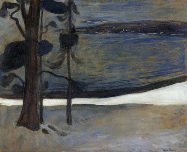 L’hiver à Nordstrand – Edvard Munch Edvard Munch 85x75