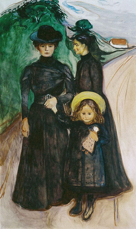 La famille sur la route – Edvard Munch Edvard Munch 70x120