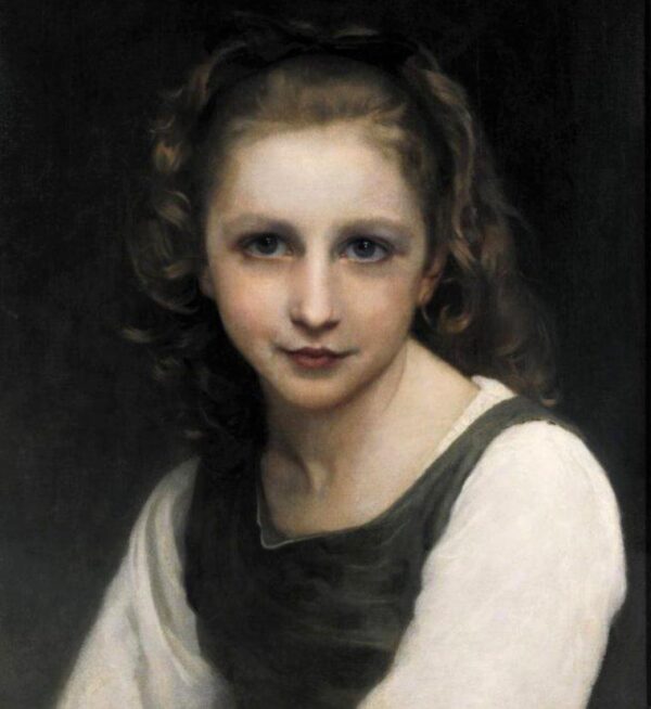 Portrait of a Young Girl de William Bouguereau William Bouguereau 70x85