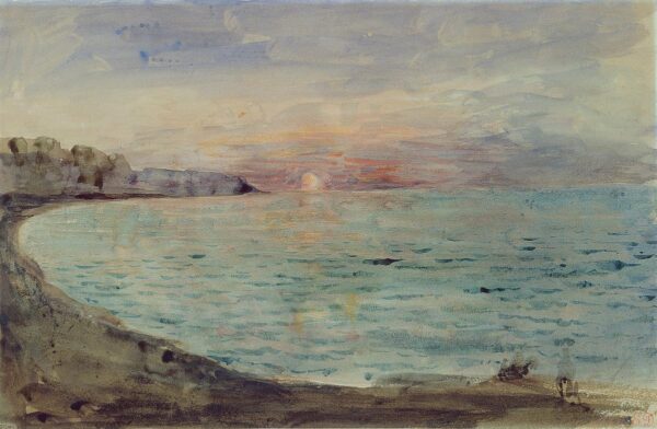 Falaises près de Dieppe – Eugène Delacroix Eugène Delacroix 105x70