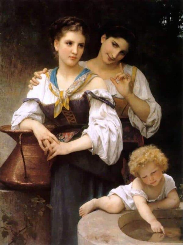 Le secret – William Bouguereau William Bouguereau 70x85