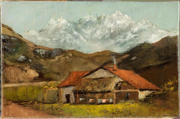 Cabane de paysans dans la montagne – Gustave Courbet Gustave Courbet 105x70