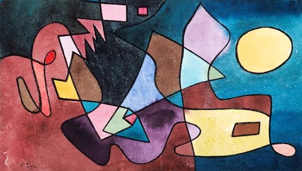 Paysage dramatique – Paul Klee Paul Klee 120x70