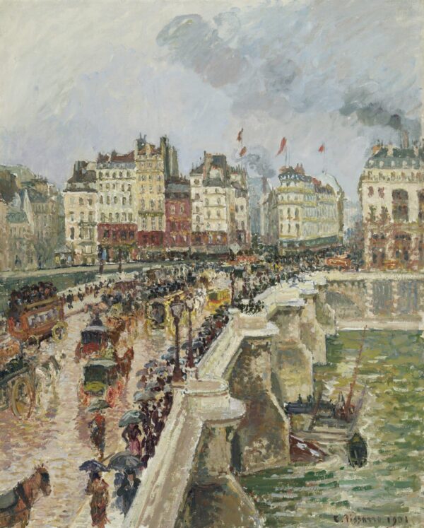 Le pont neuf – Camille Pissarro Camille Pissarro 70x85