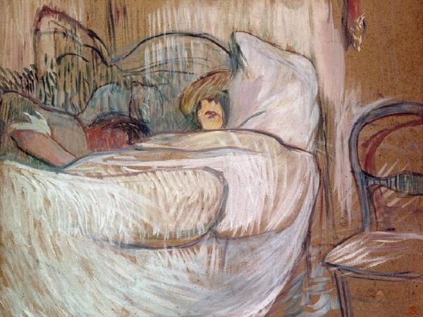 La lit – Toulouse Lautrec Henri de Toulouse-Lautrec 85x75